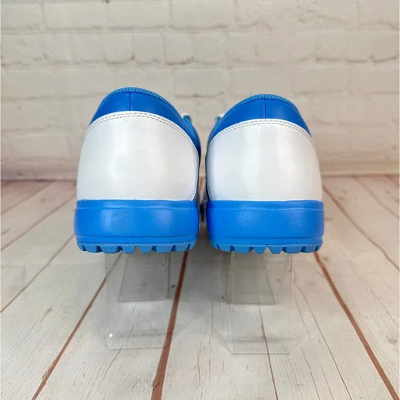 Nike Jordan NU Retro 1 Low White University Blue Golf Shoes Mens 10.5 FZ4153-101 - Picture 8 of 10